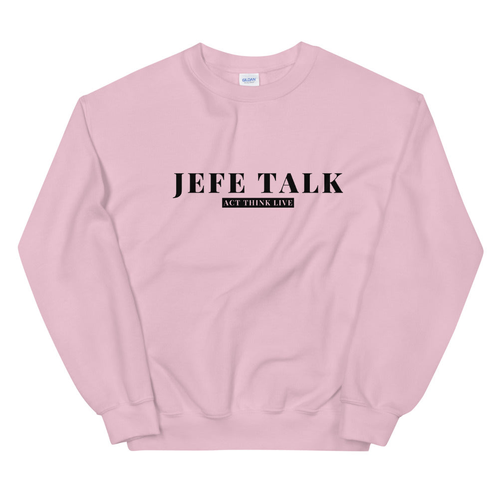 JefeTalk Pink Flair Sweatshirt